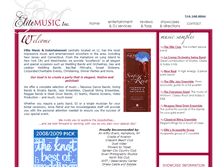 Tablet Screenshot of elitemusicinc.com